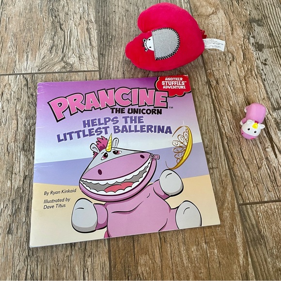 STUFFIES Prancine The Unicorn Plush Pockets -20” - Picture 6 of 7